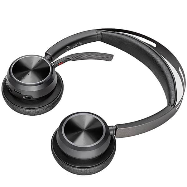 Poly Voyager Focus 2 USB-C-C ヘッドセット　５個 Poly Voyager Focus 2 USB-C-C + USB-C to USB-A Adapter + Charging